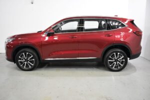 Red Haval H6 exterior side